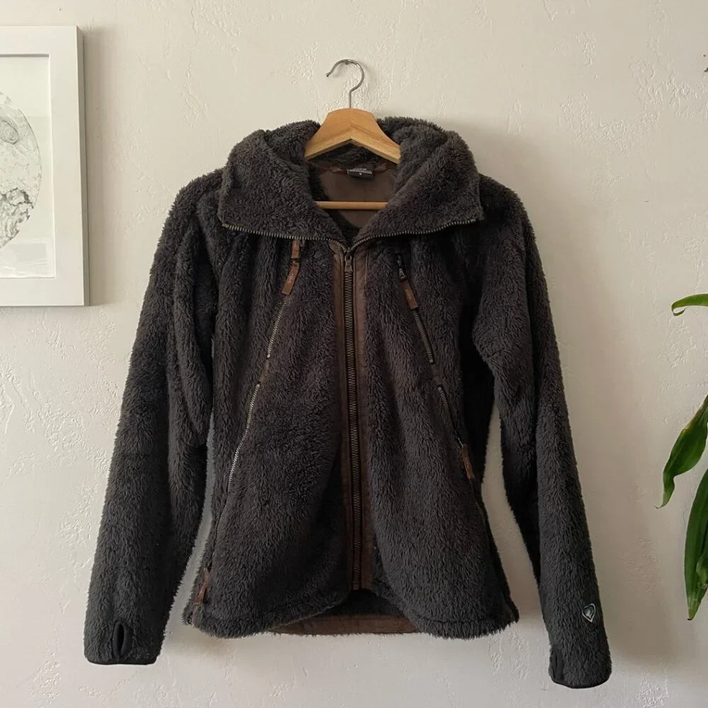 KUHL Flight Fleece Zip-Up Jacket in Breen (Brown) | Size S - Picture 1 of 12